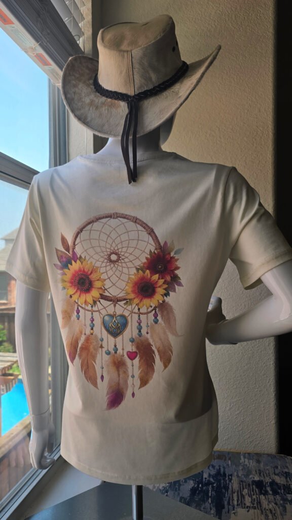 Sunflower Dreamcatcher Supima Tee
